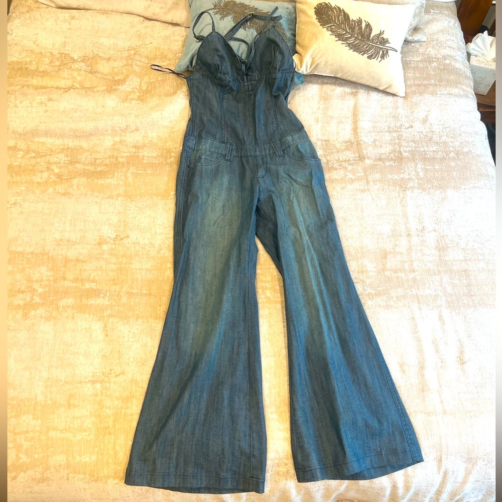 Arden B Jean Jumpsuit